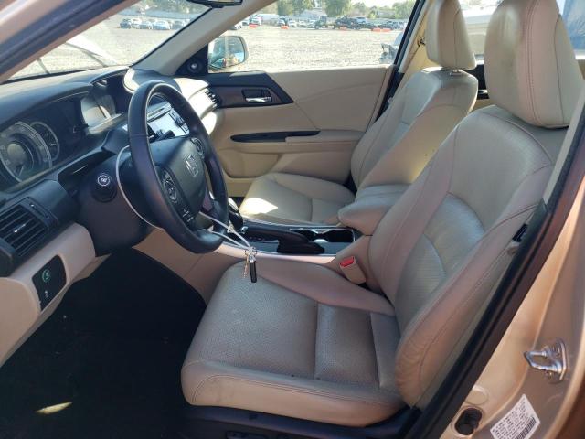 1HGCR3F8XDA030495 - 2013 HONDA ACCORD EXL 金色 照片 7