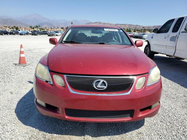 JTHBH96S165023456 - 2006 LEXUS GS 300 RED photo 5