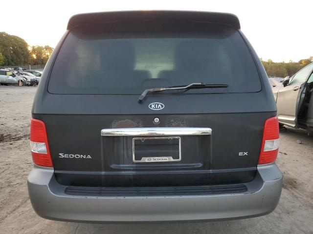 KNDUP131846579183 - 2004 KIA SEDONA EX BLACK photo 6