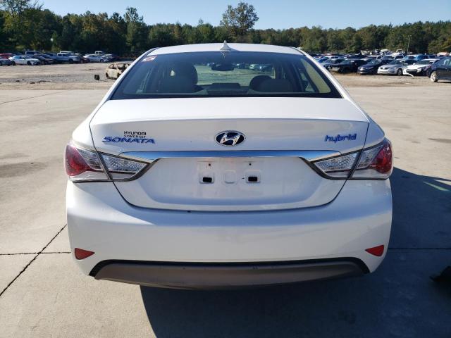 KMHEC4A40CA042975 - 2012 HYUNDAI SONATA HYBRID WHITE photo 6