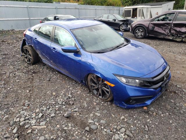 2HGFC2F87KH551679 - 2019 HONDA CIVIC SPORT 蓝色 照片 4