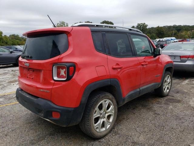 ZACCJBDB7HPE51496 - 2017 JEEP RENEGADE LIMITED RED photo 3