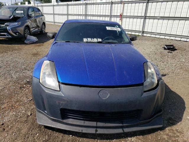 JN1AZ34D44T163993 - 2004 NISSAN 350Z COUPE BLUE photo 5