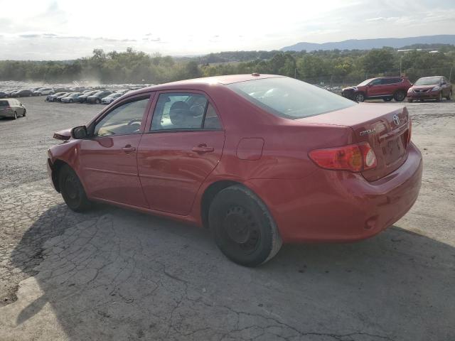 2T1BU4EE6AC217066 - 2010 TOYOTA COROLLA BASE RED photo 2