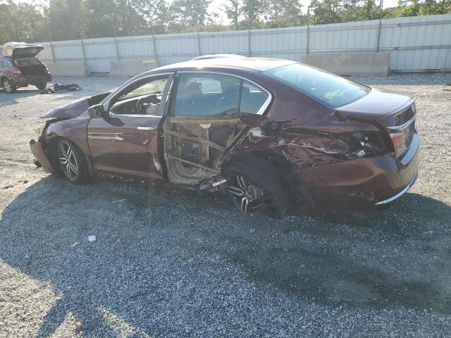 1HGCR2F56HA023288 - 2017 HONDA ACCORD SPORT BURGUNDY photo 2