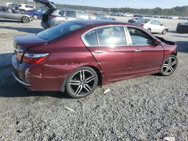 1HGCR2F56HA023288 - 2017 HONDA ACCORD SPORT BURGUNDY photo 3