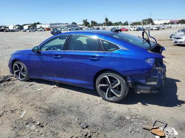 1HGCV1F30NA048624 - 2022 HONDA ACCORD SPORT BLUE photo 2