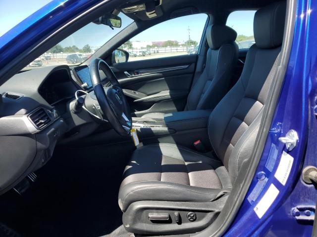 1HGCV1F30NA048624 - 2022 HONDA ACCORD SPORT BLUE photo 7