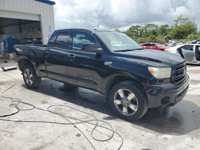 5TFRY5F14BX109777 - 2011 TOYOTA TUNDRA DOUBLE CAB SR5 BLACK photo 4