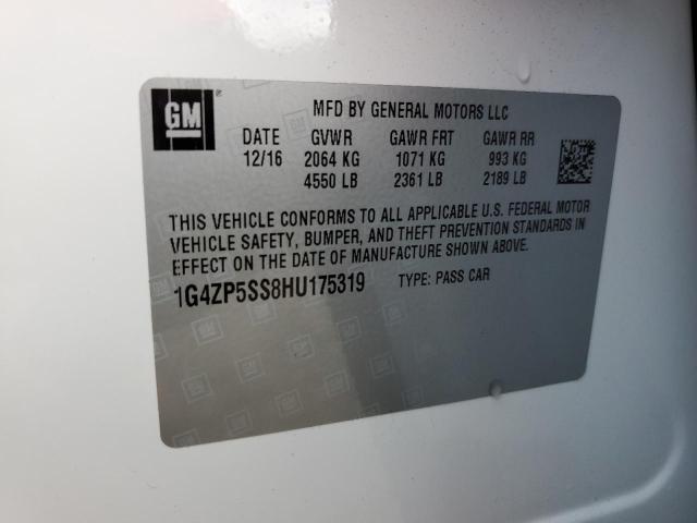 1G4ZP5SS8HU175319 - 2017 BUICK LACROSSE ESSENCE 白色 照片 13