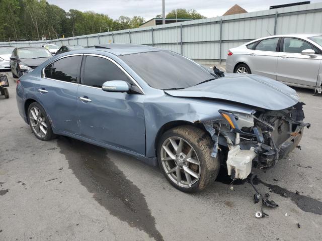 1N4AA5AP5BC850059 - 2011 NISSAN MAXIMA S BLUE photo 4