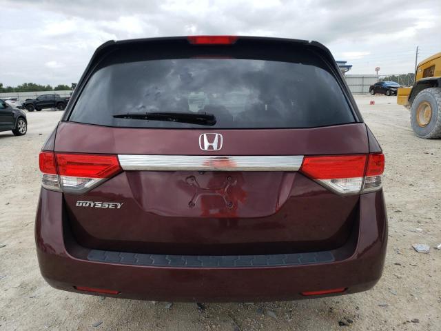 5FNRL5H62GB125436 - 2016 HONDA ODYSSEY EXL MAROON photo 6