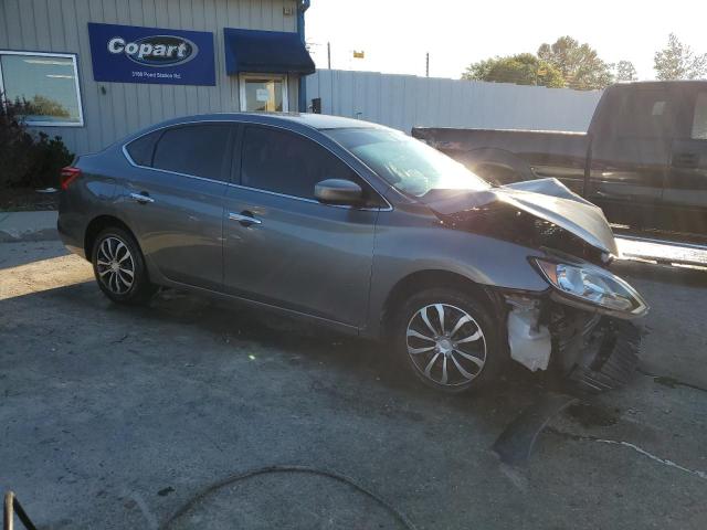 3N1AB7AP8JY328280 - 2018 NISSAN SENTRA S GRAY photo 4
