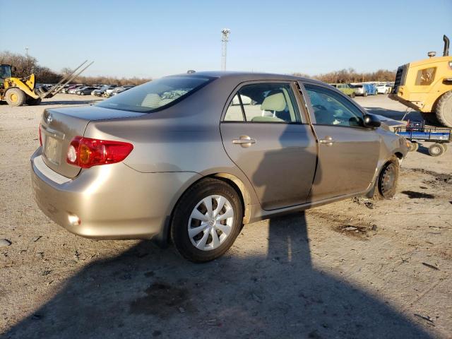 1NXBU40E89Z061405 - 2009 TOYOTA COROLLA BASE TAN photo 3