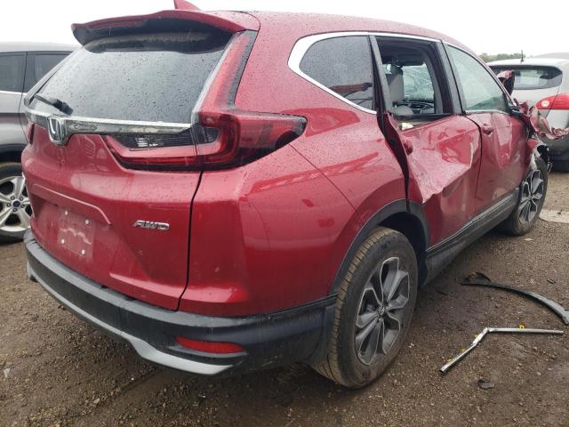 7FARW2H51NE043762 - 2022 HONDA CR-V EX RED photo 3