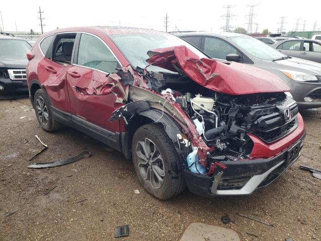 7FARW2H51NE043762 - 2022 HONDA CR-V EX RED photo 4