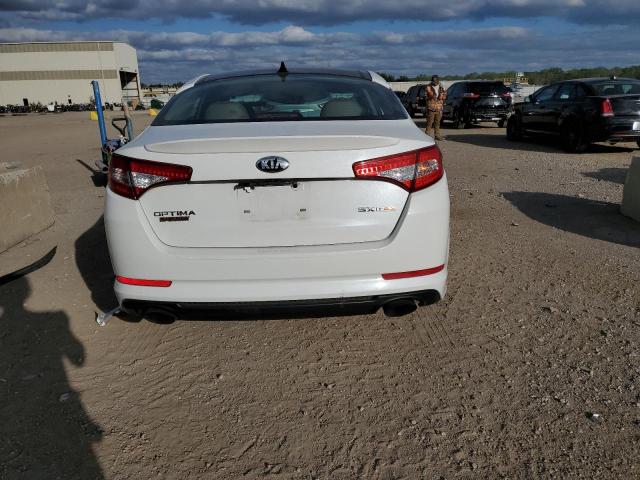 5XXGR4A66DG243833 - 2013 KIA OPTIMA SX WHITE photo 6