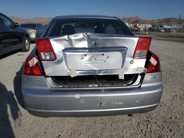 2HGES15563H624297 - 2003 HONDA CIVIC LX SILVER photo 6