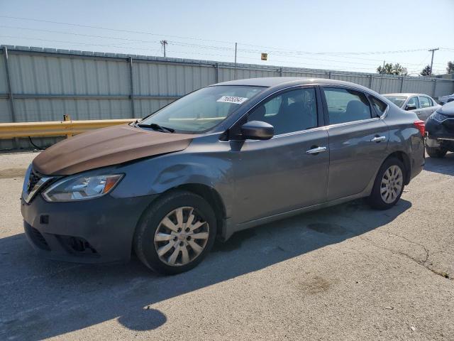 3N1AB7AP6GY259498 - 2016 NISSAN SENTRA S GRAY photo 1