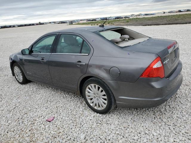 3FADP0L31AR225053 - 2010 FORD FUSION HYBRID GRAY photo 2