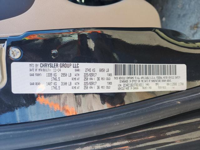 2C4RC1BG1FR610311 - 2015 CHRYSLER TOWN & COU TOURING 黑色 照片 13