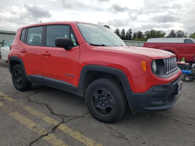 ZACCJBAB6JPH02938 - 2018 JEEP RENEGADE SPORT RED photo 4