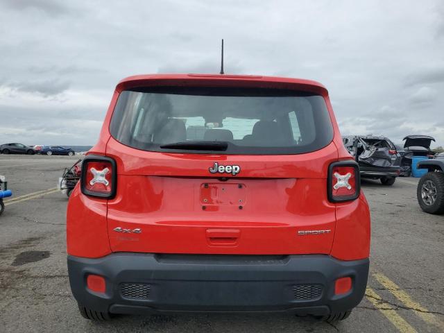 ZACCJBAB6JPH02938 - 2018 JEEP RENEGADE SPORT RED photo 6