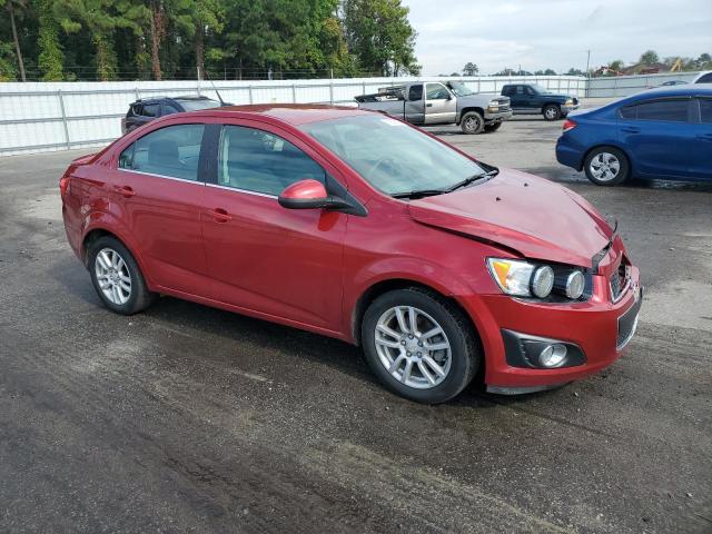 1G1JC5SH8D4255661 - 2013 CHEVROLET SONIC LT RED photo 4