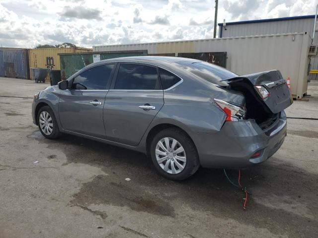 3N1AB7AP6KY363689 - 2019 NISSAN SENTRA S ნაცრისფერი ფოტო 2
