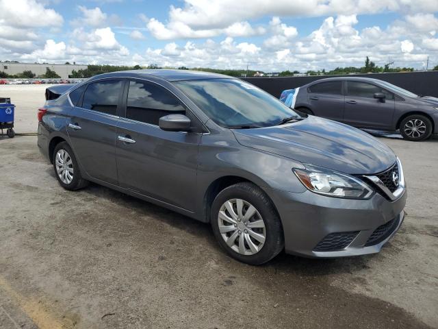 3N1AB7AP6KY363689 - 2019 NISSAN SENTRA S ნაცრისფერი ფოტო 4