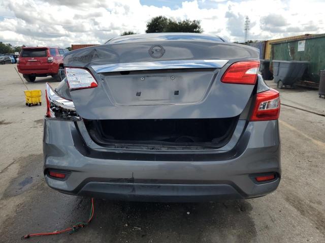 3N1AB7AP6KY363689 - 2019 NISSAN SENTRA S ნაცრისფერი ფოტო 6