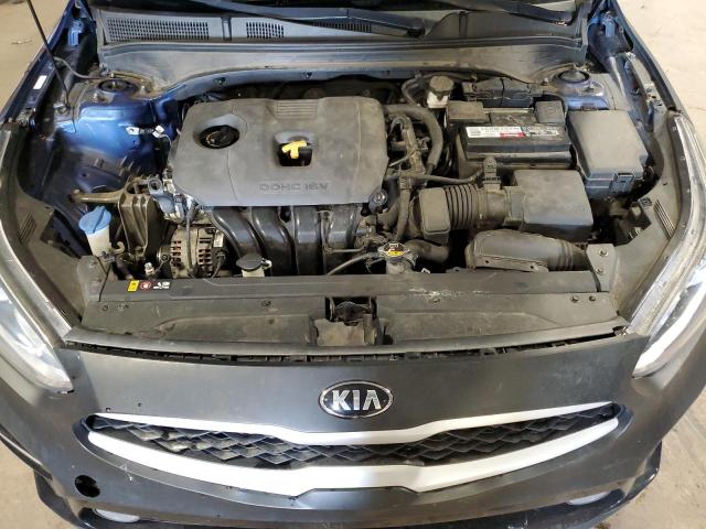 3KPF24ADXKE031568 - 2019 KIA FORTE FE BLUE photo 11