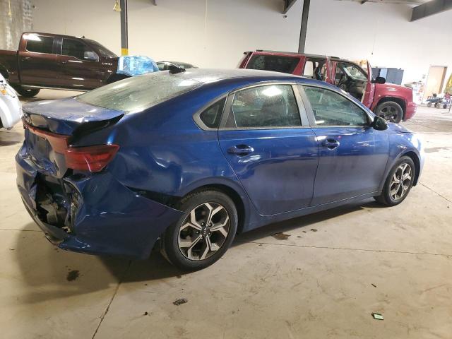 3KPF24ADXKE031568 - 2019 KIA FORTE FE BLUE photo 3