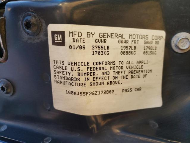 1G8AJ55F26Z172802 - 2006 SATURN ION LEVEL 2 蓝色 照片 12