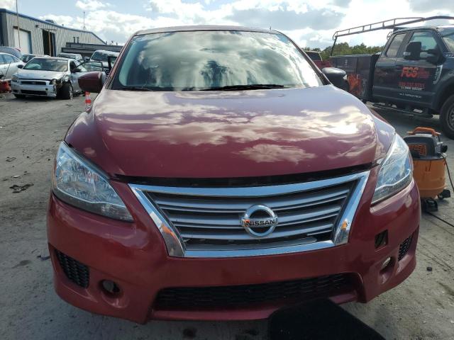 3N1AB7AP7EY229326 - 2014 NISSAN SENTRA S BURGUNDY photo 5