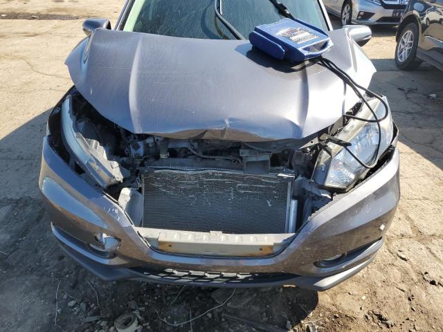 3CZRU6H76GM734403 - 2016 HONDA HR-V EXL GRAY photo 11
