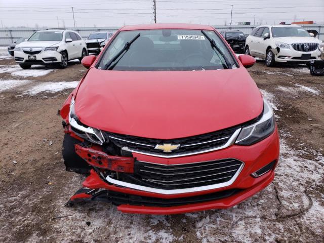 1G1BF5SM1H7103914 - 2017 CHEVROLET CRUZE PREMIER RED photo 5