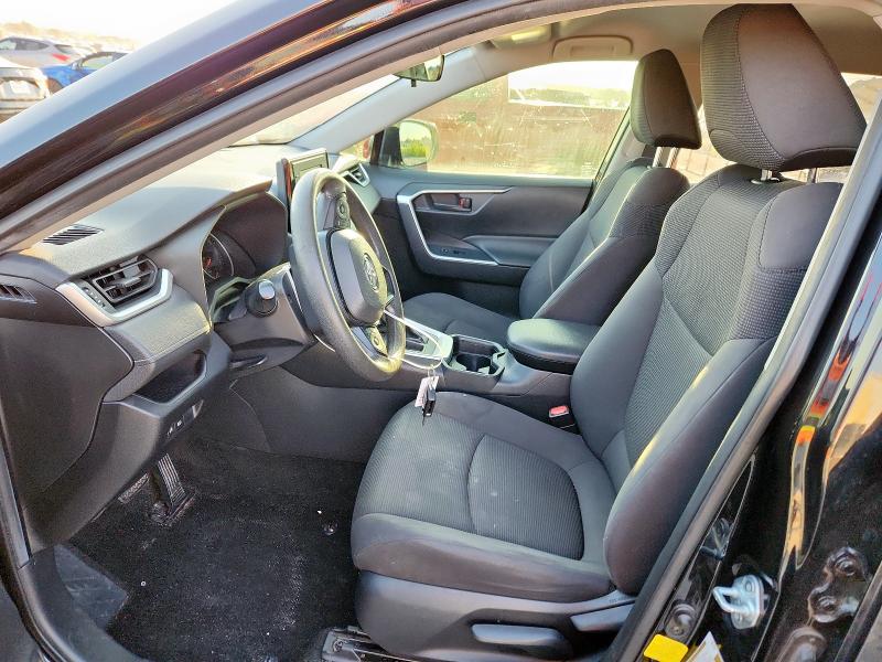 JTMH1RFV7KD512941 - 2019 TOYOTA RAV4 LE BLACK photo 7