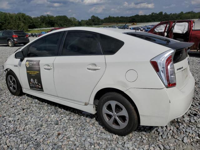 JTDKN3DU3E0381701 - 2014 TOYOTA PRIUS WHITE photo 2