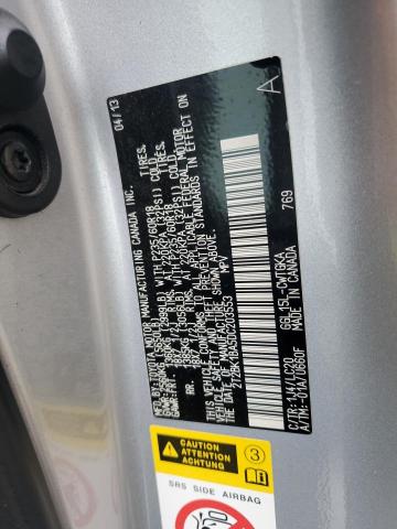 2T2BK1BA5DC203553 - 2013 LEXUS RX 350 BASE Серебристый фото 13