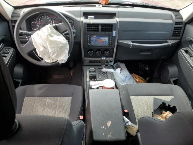 1J8GN28K49W552296 - 2009 JEEP LIBERTY SPORT RED photo 8