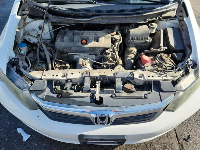 19XFB2F5XCE101108 - 2012 HONDA CIVIC LX أبيض صورة 11