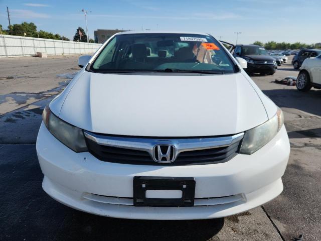 19XFB2F5XCE101108 - 2012 HONDA CIVIC LX أبيض صورة 5