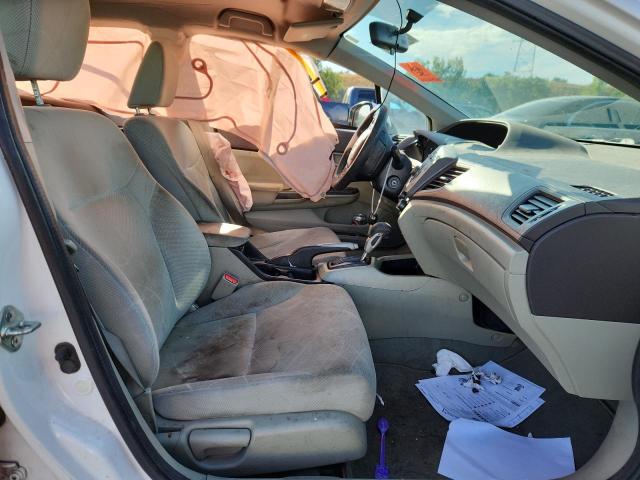 19XFB2F5XCE101108 - 2012 HONDA CIVIC LX أبيض صورة 7