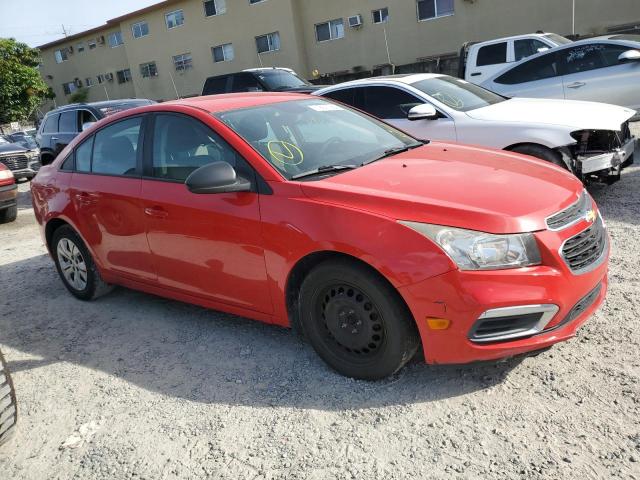 1G1PC5SH6G7150405 - 2016 CHEVROLET CRUZE LIMI LS RED photo 4