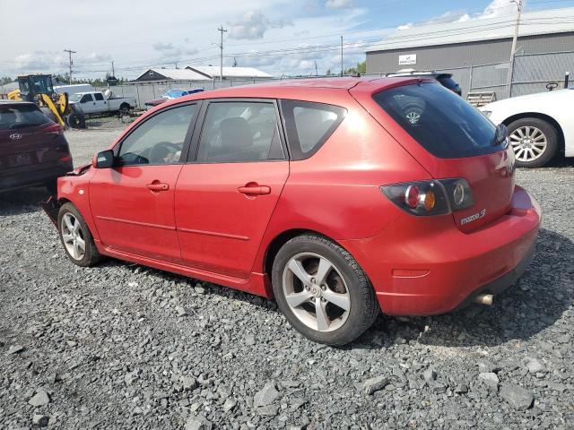 JM1BK143251337803 - 2005 MAZDA 3 HATCHBACK RED photo 2