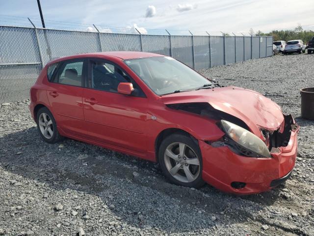JM1BK143251337803 - 2005 MAZDA 3 HATCHBACK RED photo 4