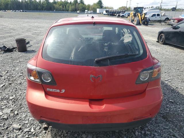 JM1BK143251337803 - 2005 MAZDA 3 HATCHBACK RED photo 6