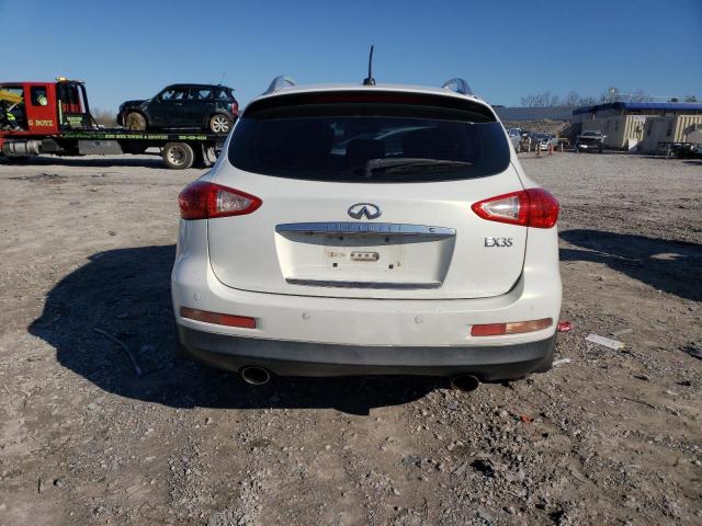 JNKAJ09E28M300948 - 2008 INFINITI EX35 BASE WHITE photo 6