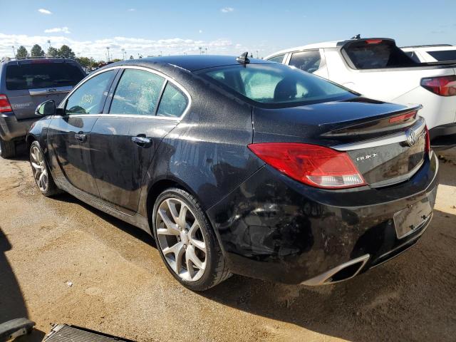 2G4GV5GV2D9232718 - 2013 BUICK REGAL GS BLACK photo 2